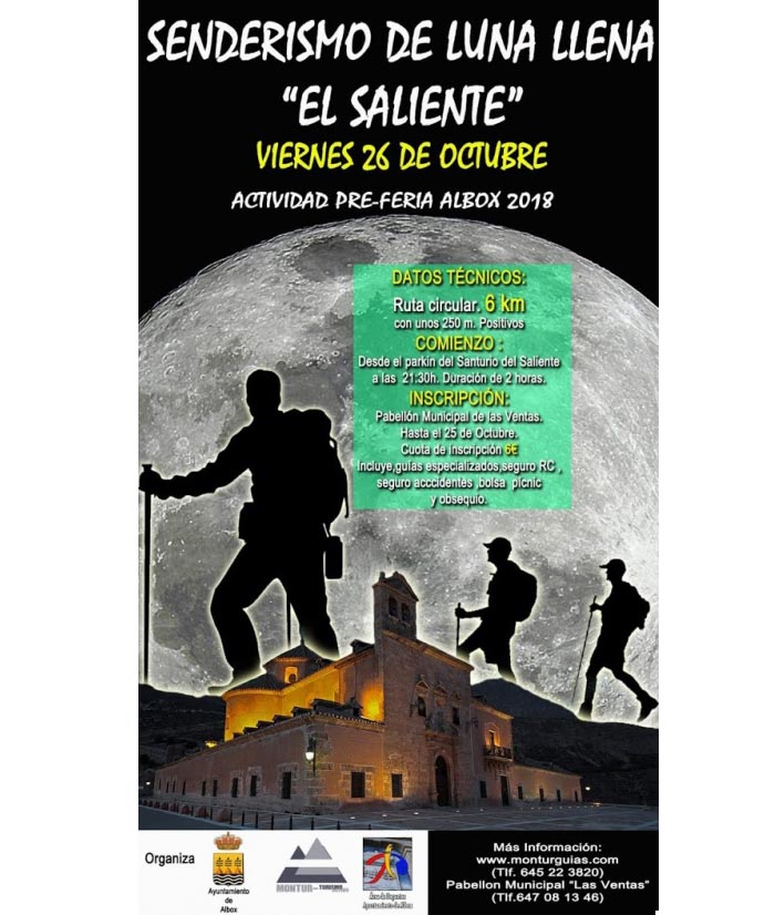 Senderismo de luna llena “El Saliente”
