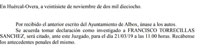 Torrecillas afirma no tener constancia de su citación como imputado por la pérdida de documentación en el Ayuntamiento