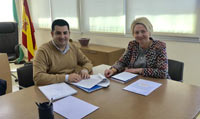 El candidato a la alcaldía del PP albojense se reúne con la Delegada de Fomento