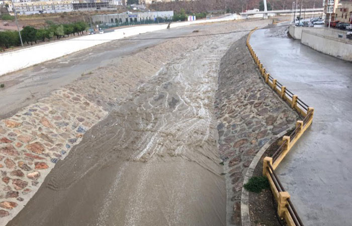 Una tromba de lluvia sacude a Albox y la comarca del Almanzora